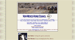 Desktop Screenshot of nmhorsecouncil.org